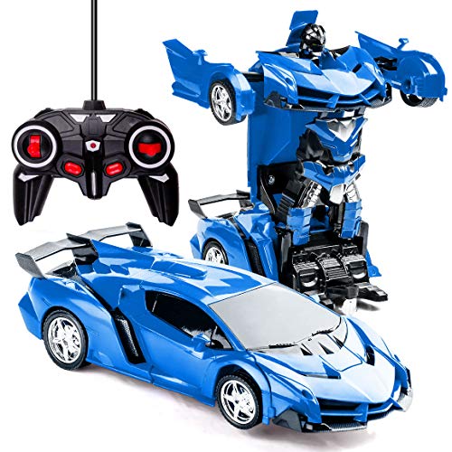 Transformer Auto Rennauto Roboter mit Fernbedienung Motor Wagen Geschenk Toy 