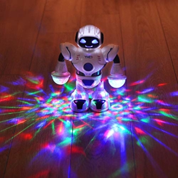 COSANSYS Intelligenter Multi Roboter für Kinder Elektronisches Spielzeug tanzen Roboter mit Musik und Licht, Disco und Jubel Roboter, blitzende Augen und blitzende Munder, als Geschenk für Kinder - 2