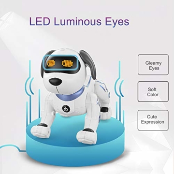 Goolsky LE Neng Spielzeug K16A Elektronische Haustiere Roboter Hund Stunt Dog Voice Command Programmierbare Touch-Sense Musik Song Spielzeug für Kinder Geburtstag - 7