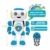Powerman Jr. Intelligenter Roboter für Kinder der Gedanken liest - Spielzeug für Kinder-Tanzt Musiziert Tier-Quiz STEM Programmierbar Fernbedienung Roboter - Grün/blau-ROB20DE - 4